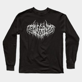 Vegan Black Metal Logo! Long Sleeve T-Shirt